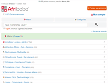 Tablet Screenshot of maroc.afribaba.com