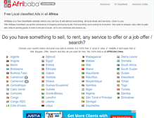 Tablet Screenshot of africa.afribaba.com